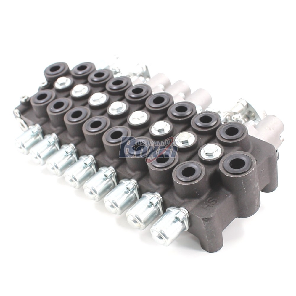 HSW50 Manual and Joystick 8 Spool Monoblock Directional Valve main image